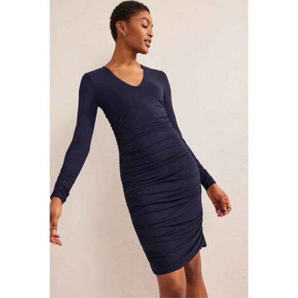 NEW Boden Ruched Body Jersey Mini Dress Sz 20-22